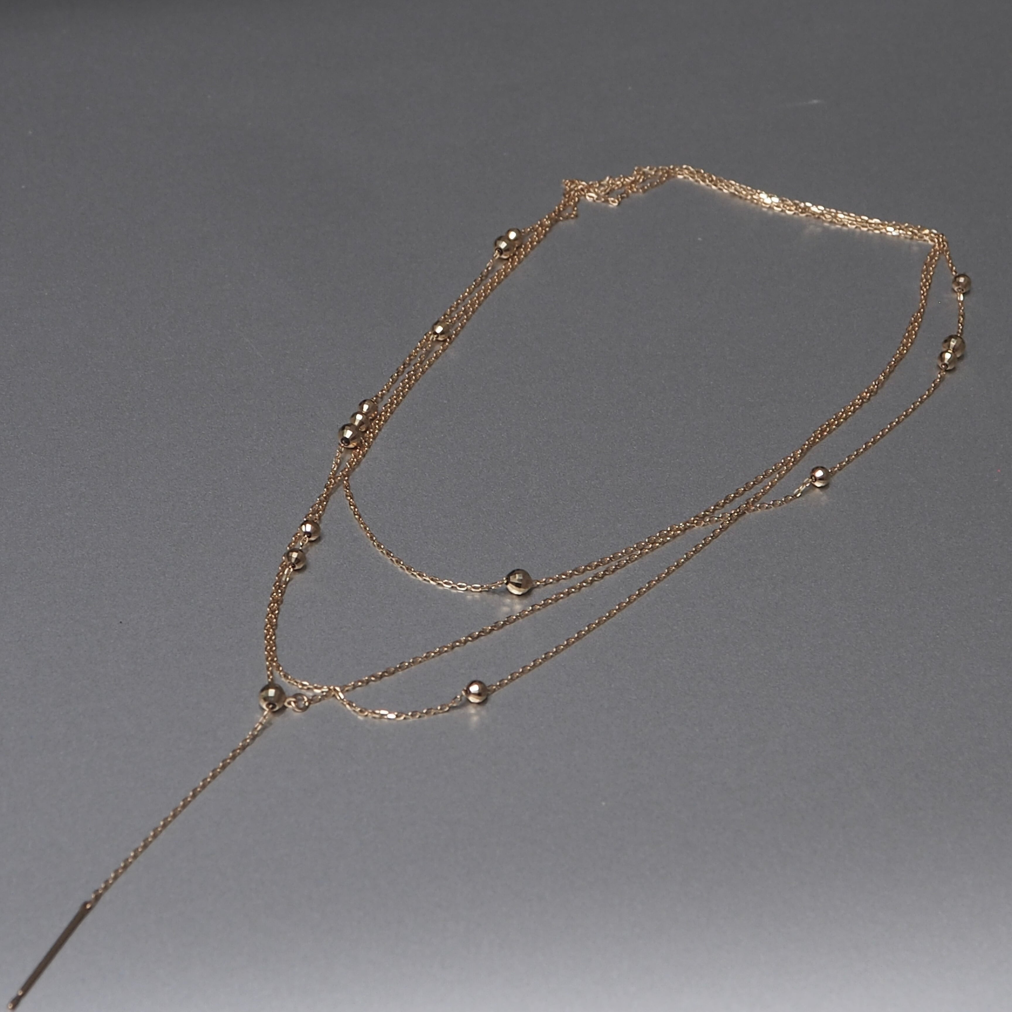 Canalaccessory K10 ネックレス canal accessory Y字ネックレス