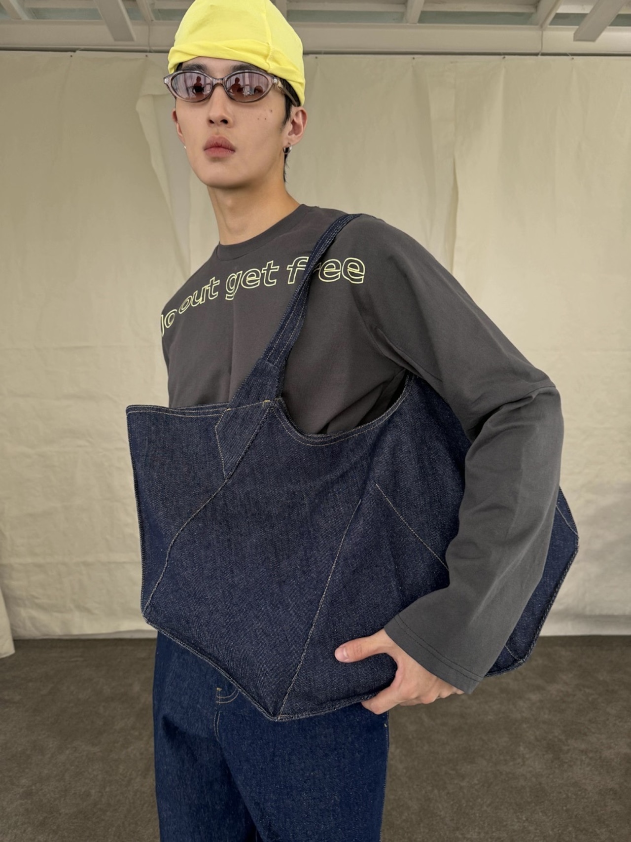 Yausye 02 Denim Tote Bag