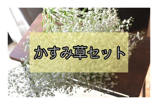 かすみ草　金額分　3000円