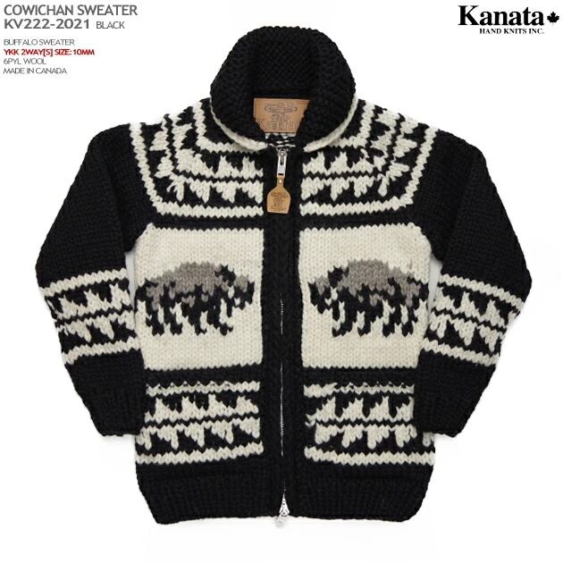 カウチンセーター|カナタ(KANATA)|カナダ製|KV222 BISON カウチンセーター|カナタ(KANATA)|カナダ製|KV222 BISON