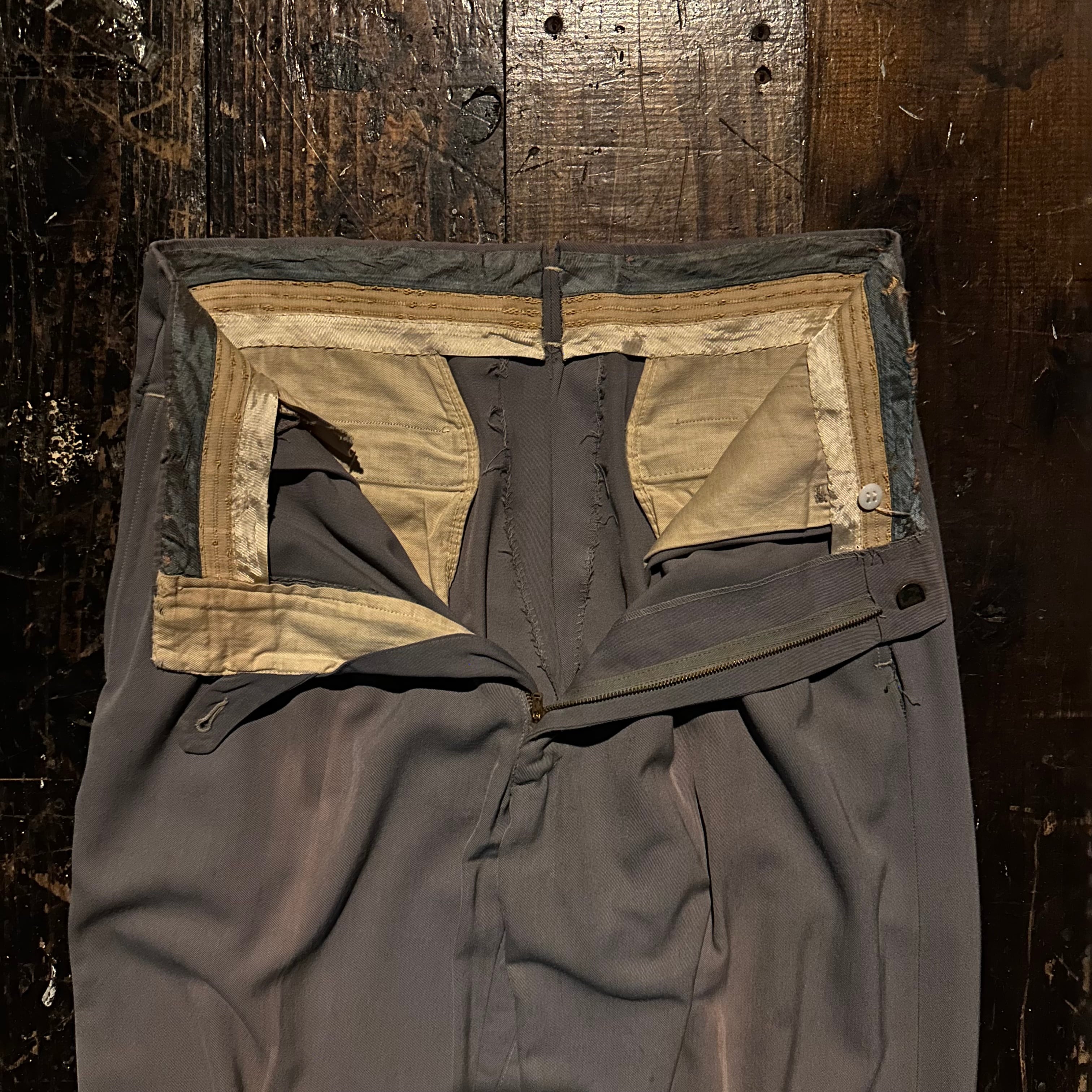 50s rayon gabardine slacks sun fade | Pay ID 50s rayon gabardine slacks sun fade | Pay ID