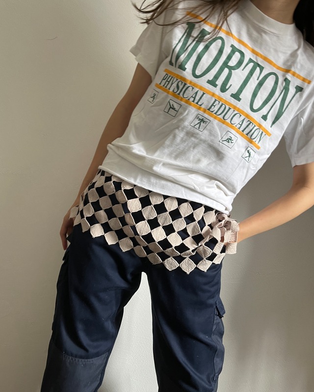 90s〜 Hanes BEEFY cut off T-shirt