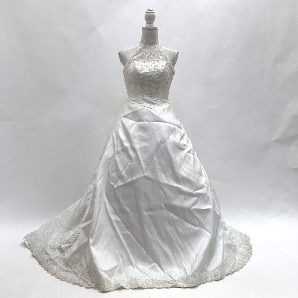 中古 ウェディングドレス プリンセス ホワイト フリーサイズ W-358