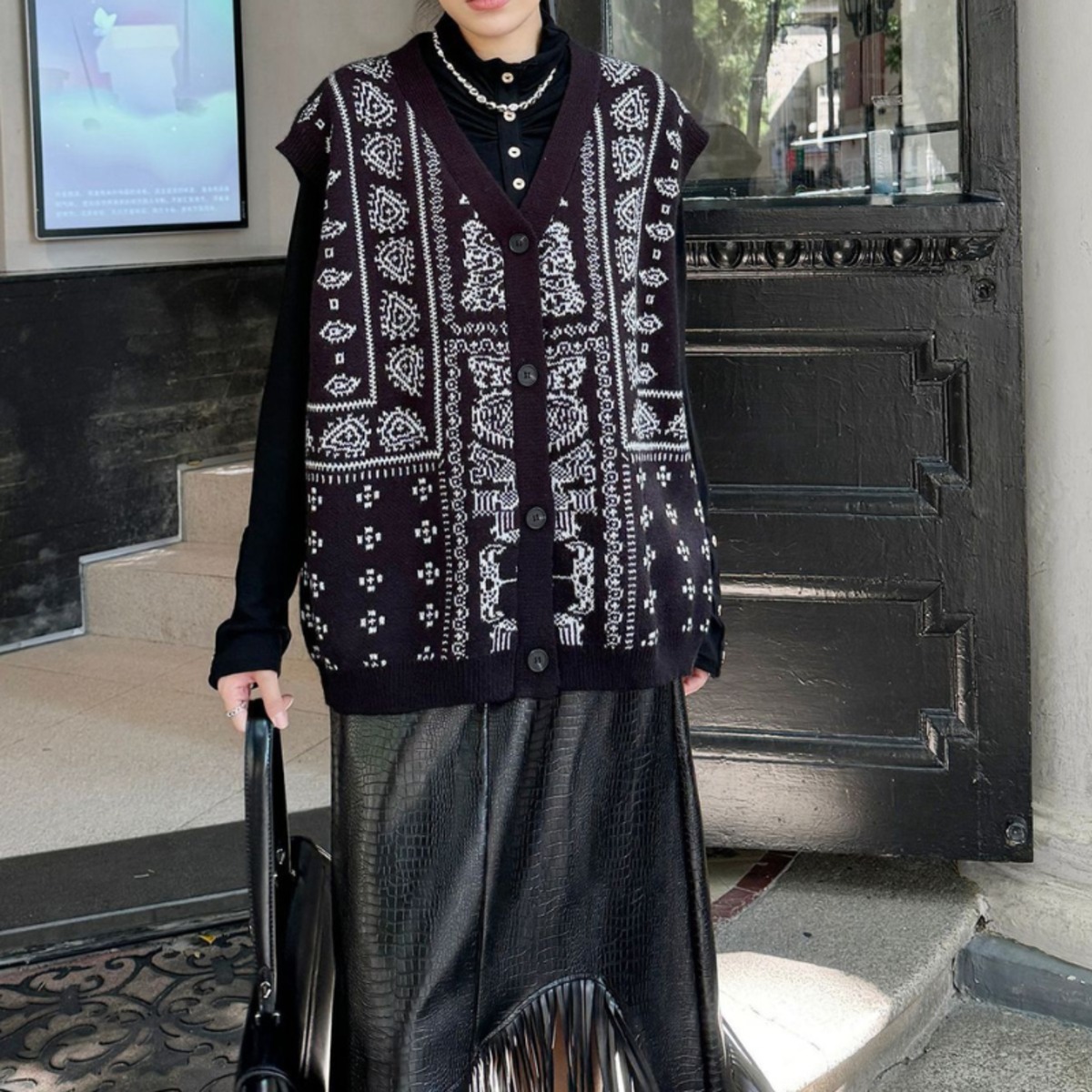 SSZ 22AW MOHAIR VEST モヘヤ ニット ベスト SSZ 22AW MOHAIR VEST モヘヤ ニット ベスト