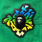 【A BATHING APE】ベイシングエイプ PATCH 2 TONE WASHED ワークショーツ L