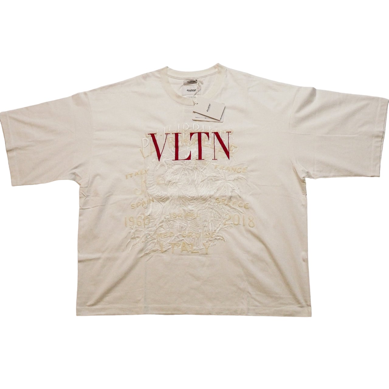 DOUBLET x valentino コラボ 刺繍 Tシャツ サイズL ダブレット ...