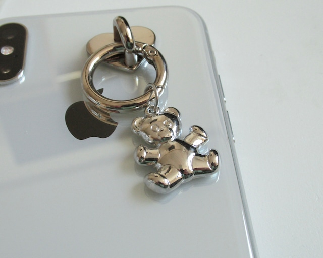 bear key ring（heart keyring hook set）