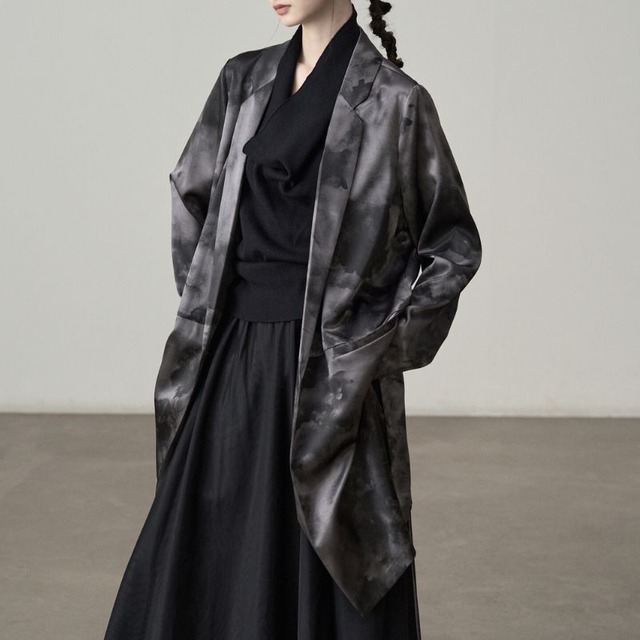 Shadow drape oversized jacket C1342