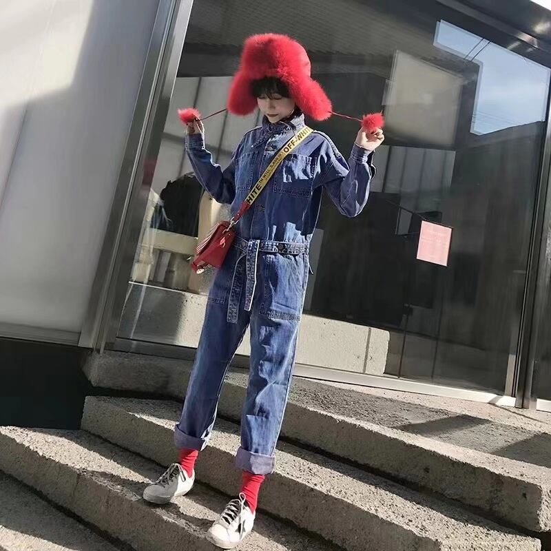 デニムジャンプスーツ　AJ33167−3173