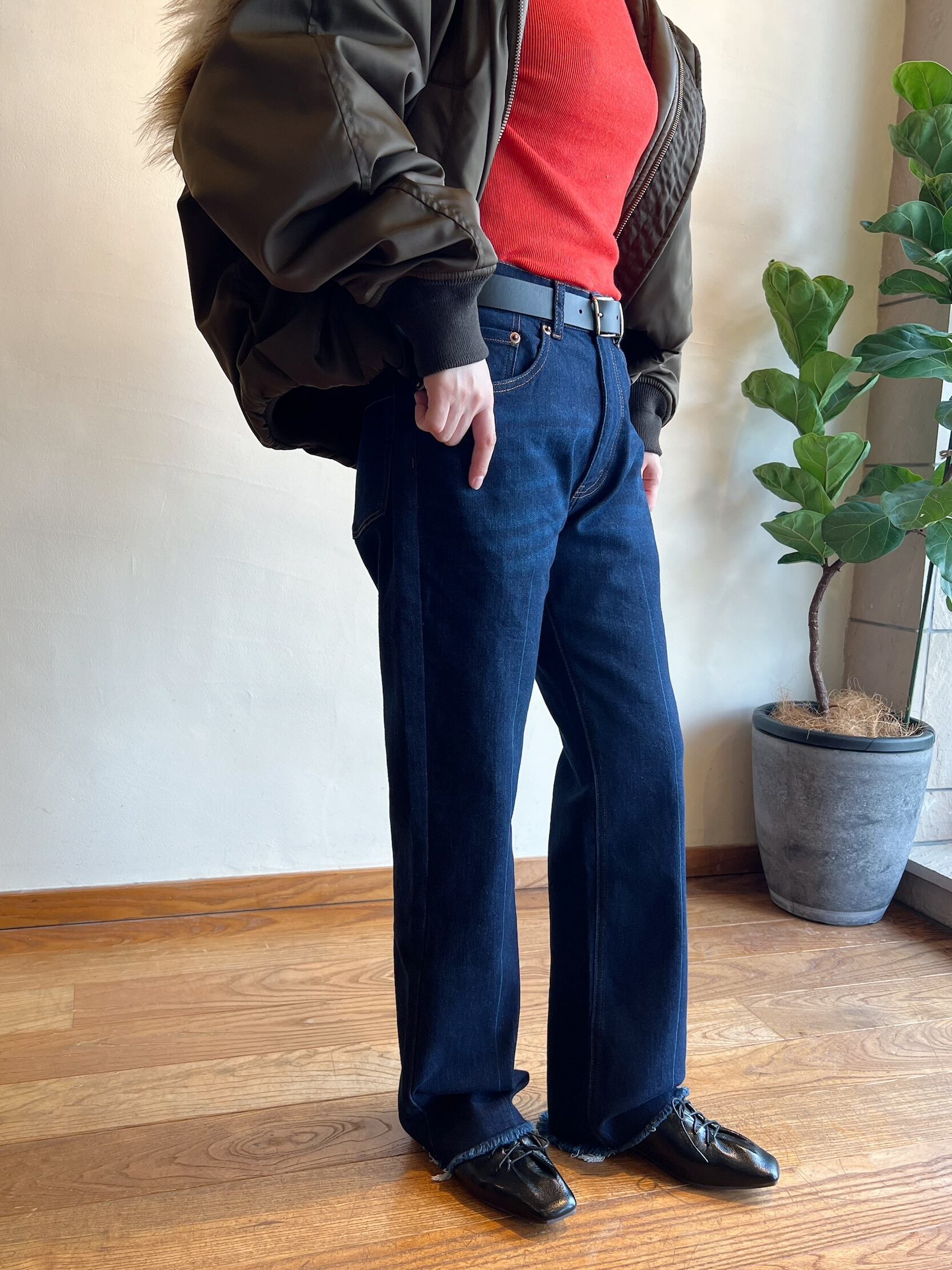 MARGAUX ワンウォッシュ　デニム 1 新品 楽天市場】margaux Vintage 【One wash denim pants】 ワン