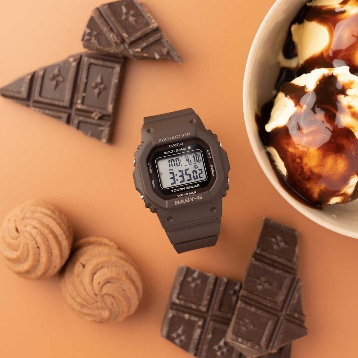 国内正規品 CASIO BABY-G カシオ ベビーG 電波ソーラー スクエア