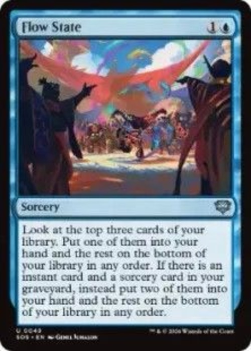 MTG《没頭/Flow State(SOS)》英語