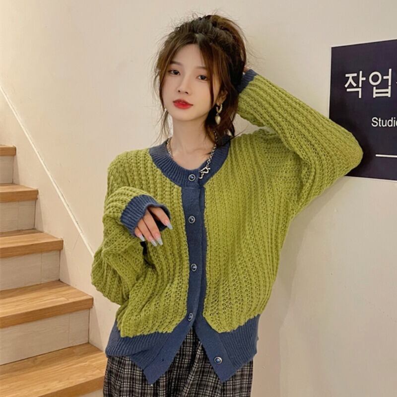 スタイルニットカーディガンオータムルーズセーター ジャケット 秋物 YY-ファッション62785669028