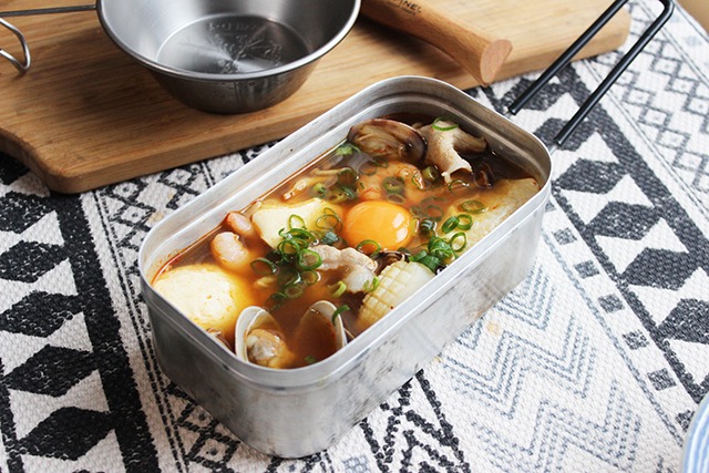 比内地鶏と魚介のピリ辛チゲスープ　5食入り