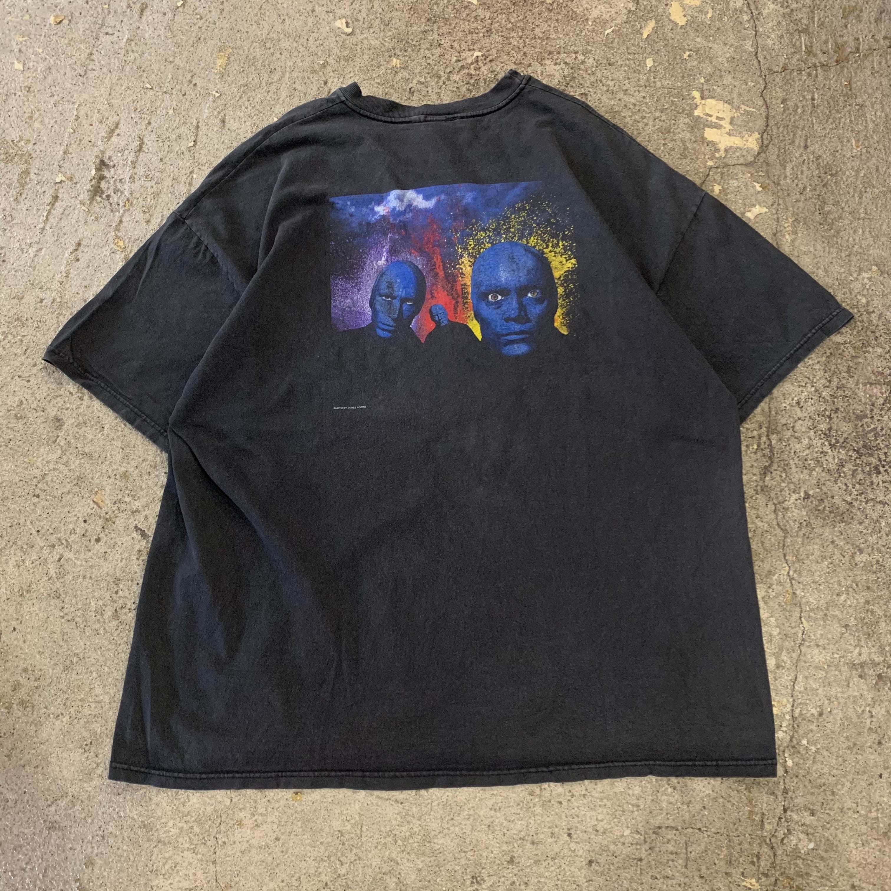 90s blueman group T-shirt