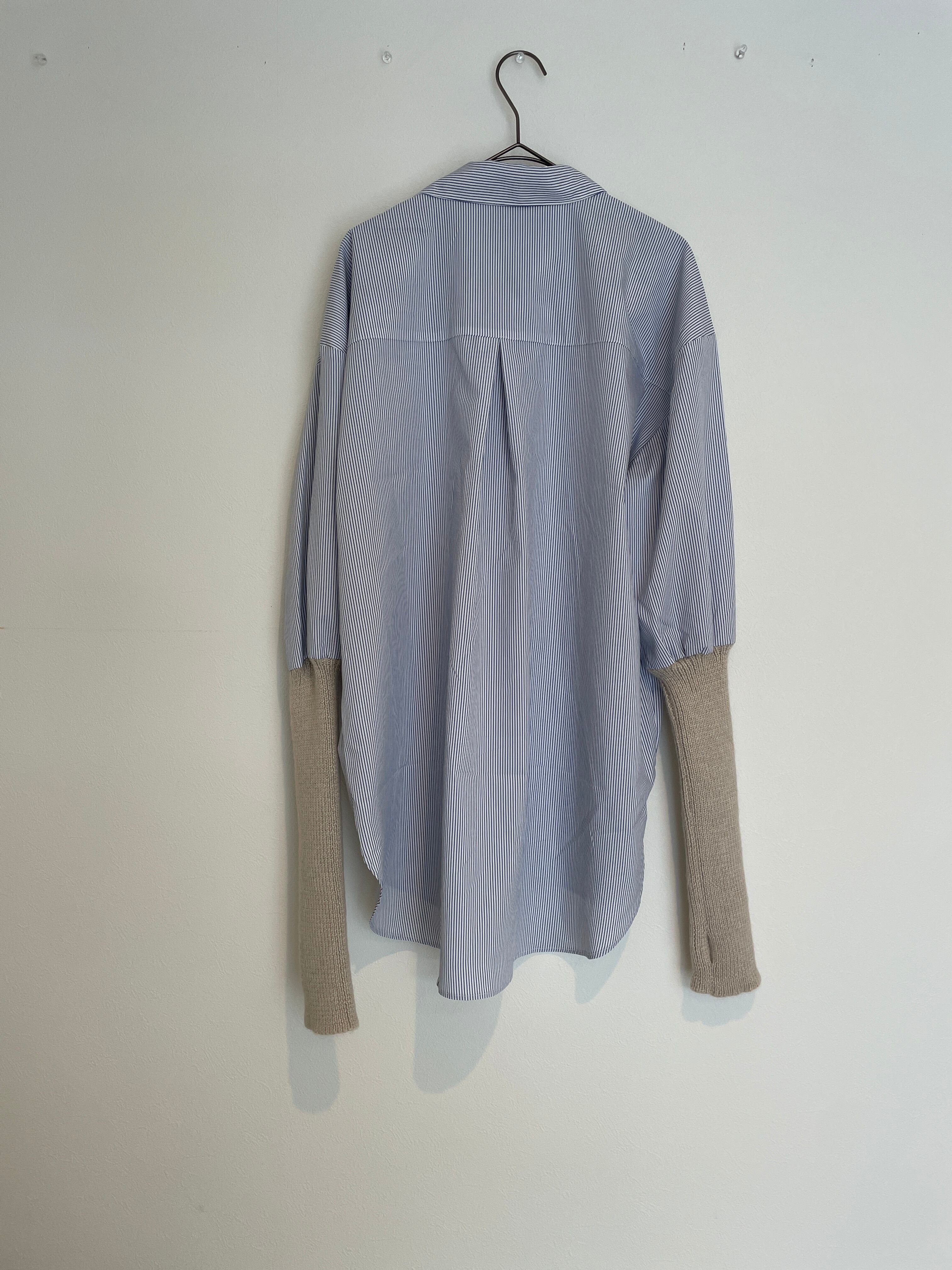 【SELECT】ロングリブスリーブシャツ