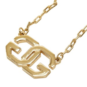 ジバンシー GGロゴ チェーン ペンダント ネックレス ゴールド メッキ レディース Givenchy 【中古】