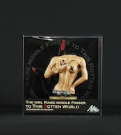 The girl raise middle finger to this rotten world - dashboard accessory /ver.Sunburn