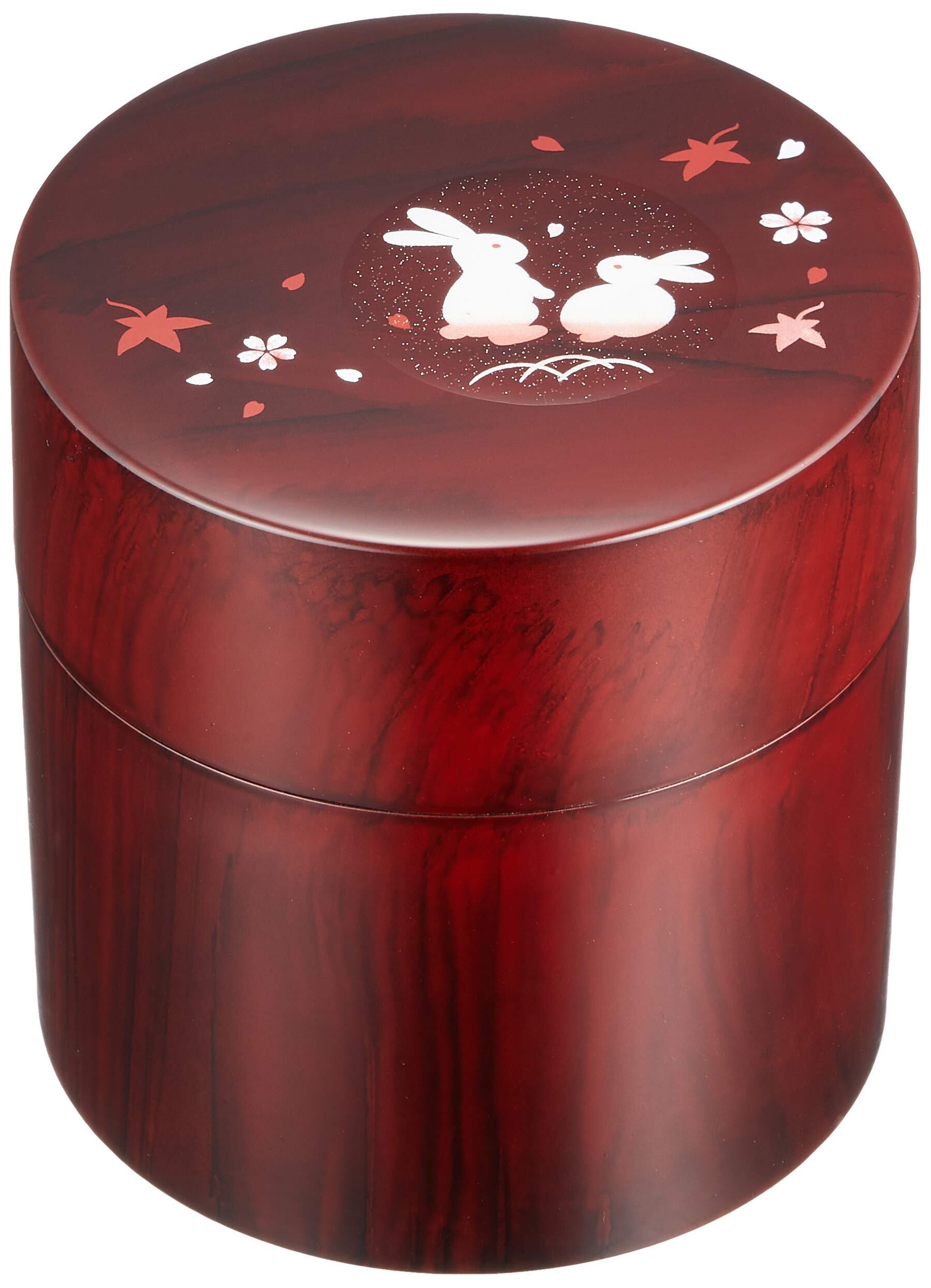 重箱 おせち 三段重 木製扇面花丸松竹梅蒔絵 溜内朱 6.5寸 20cm 漆器