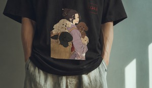 Toy Poodle Kimono Basket Tee