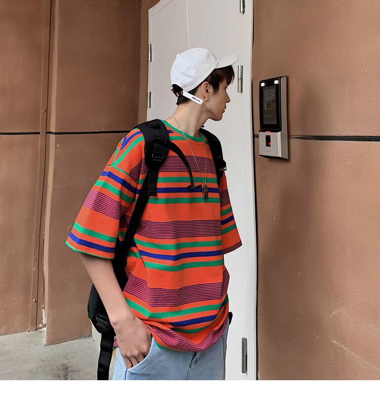 全3色 Tシャツ カットソー ボーダー カジュアル おしゃれ