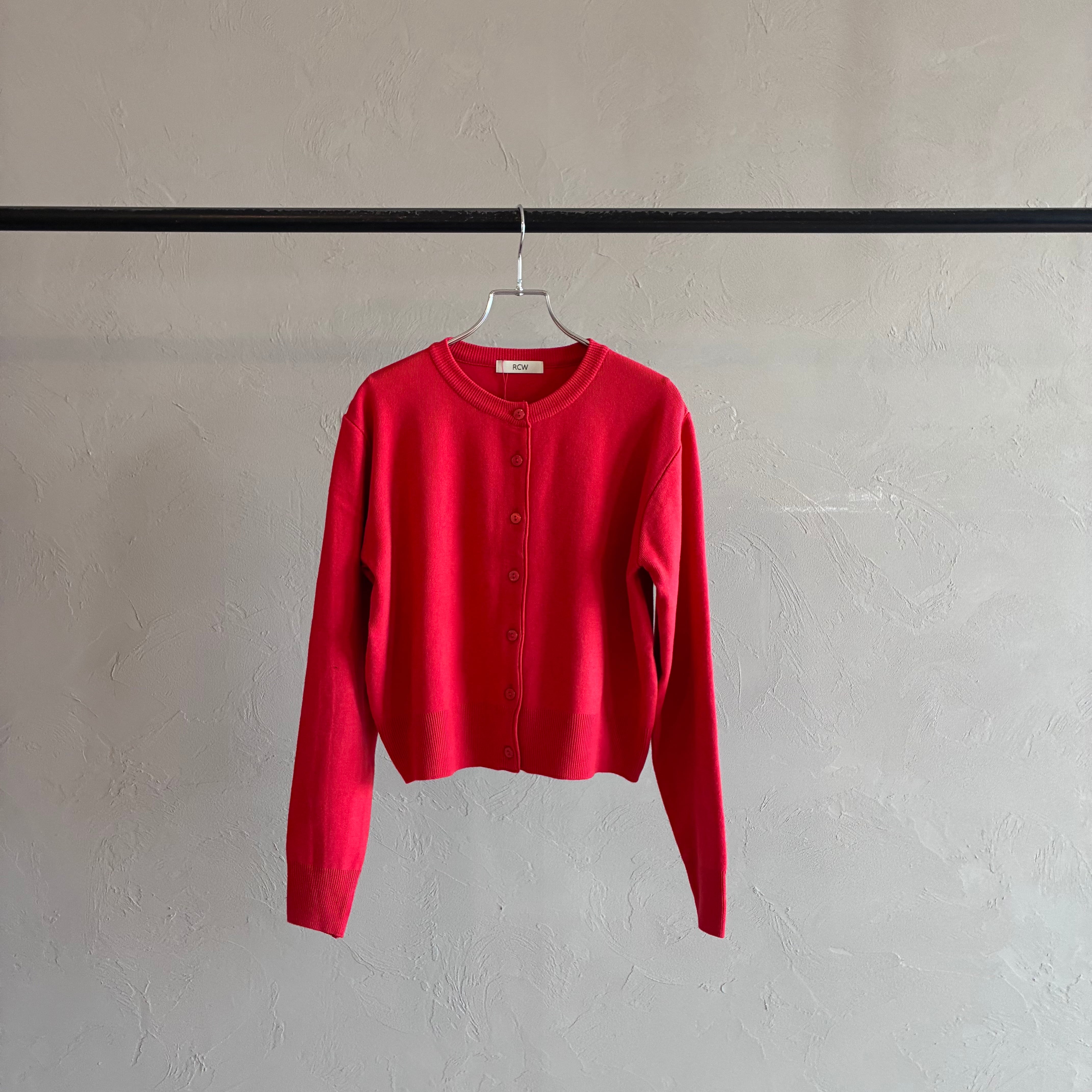 RED CHOP WORKS 】ベーシッククルーネックカーディガン | valance 福井