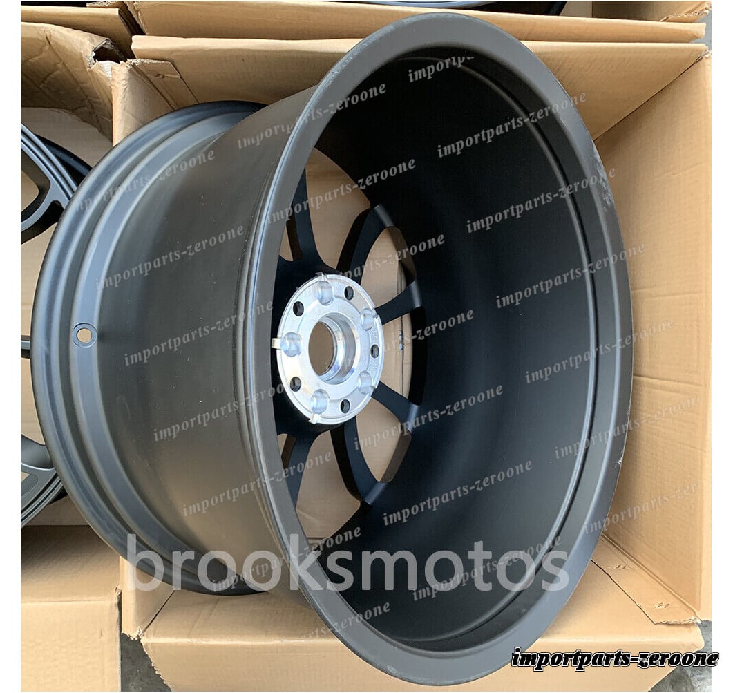 20インチ マットブラック GT4 ホイール 2016+ ポルシェ 718 ケイマン