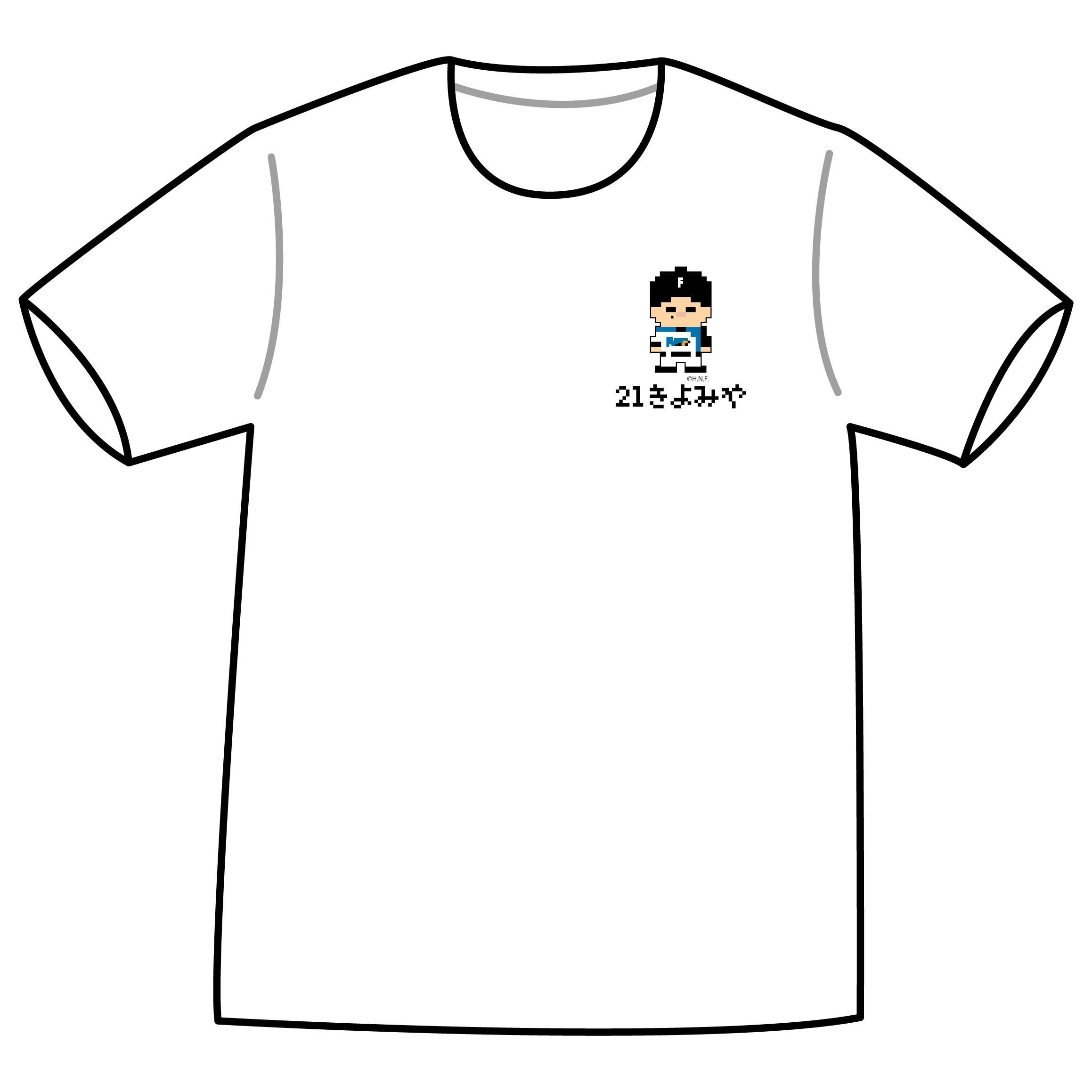 ドットファイターズ 「きよみや」  Tシャツ ホワイト