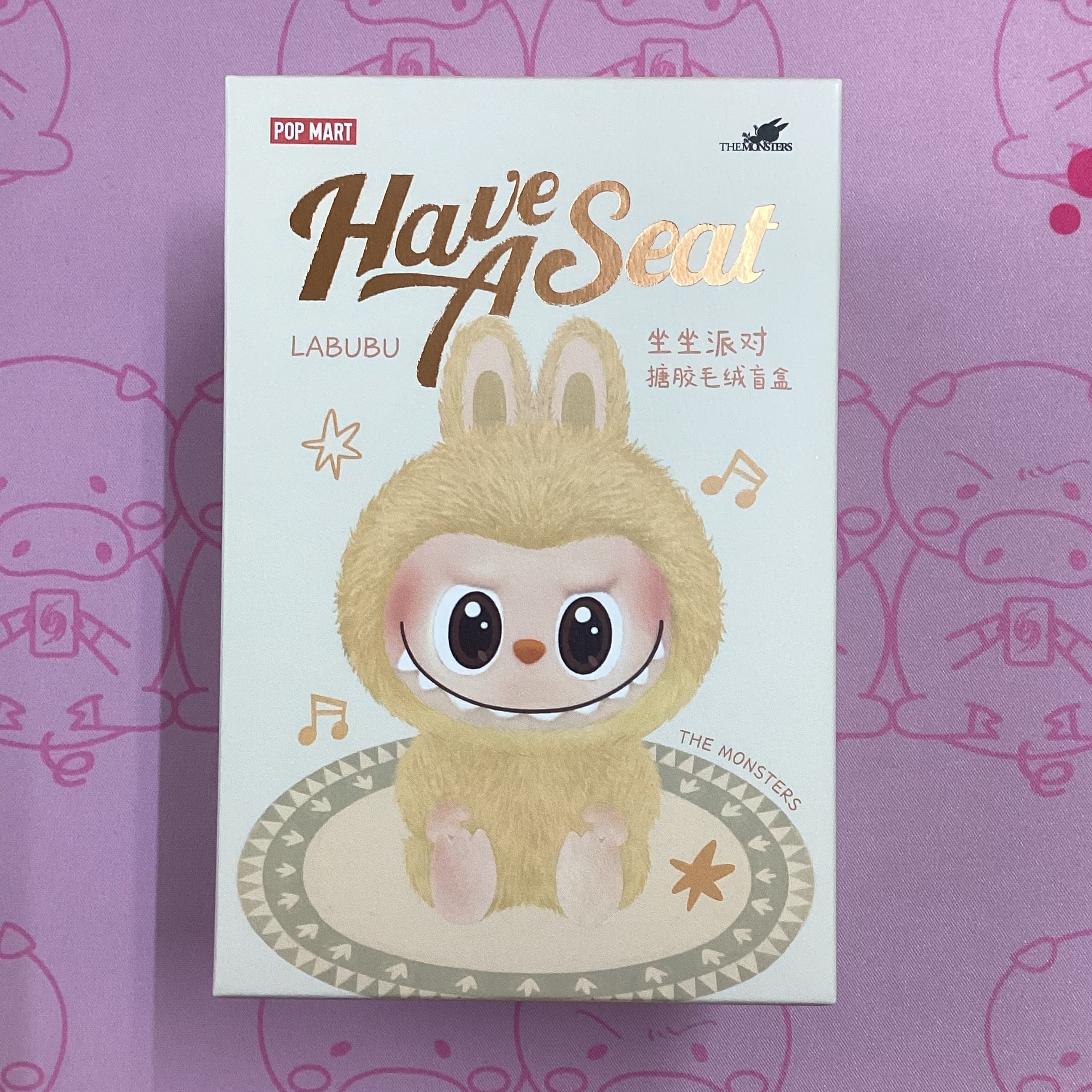 【美品】POP MART LABUBU Have A Seat ぬいぐるみペンダント(未開封