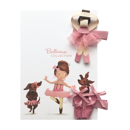 ⭐再入荷⭐【Milledeux】セット✨ BALLERINA AND SHOES – ALLIGATOR CLIP – QUARTZ