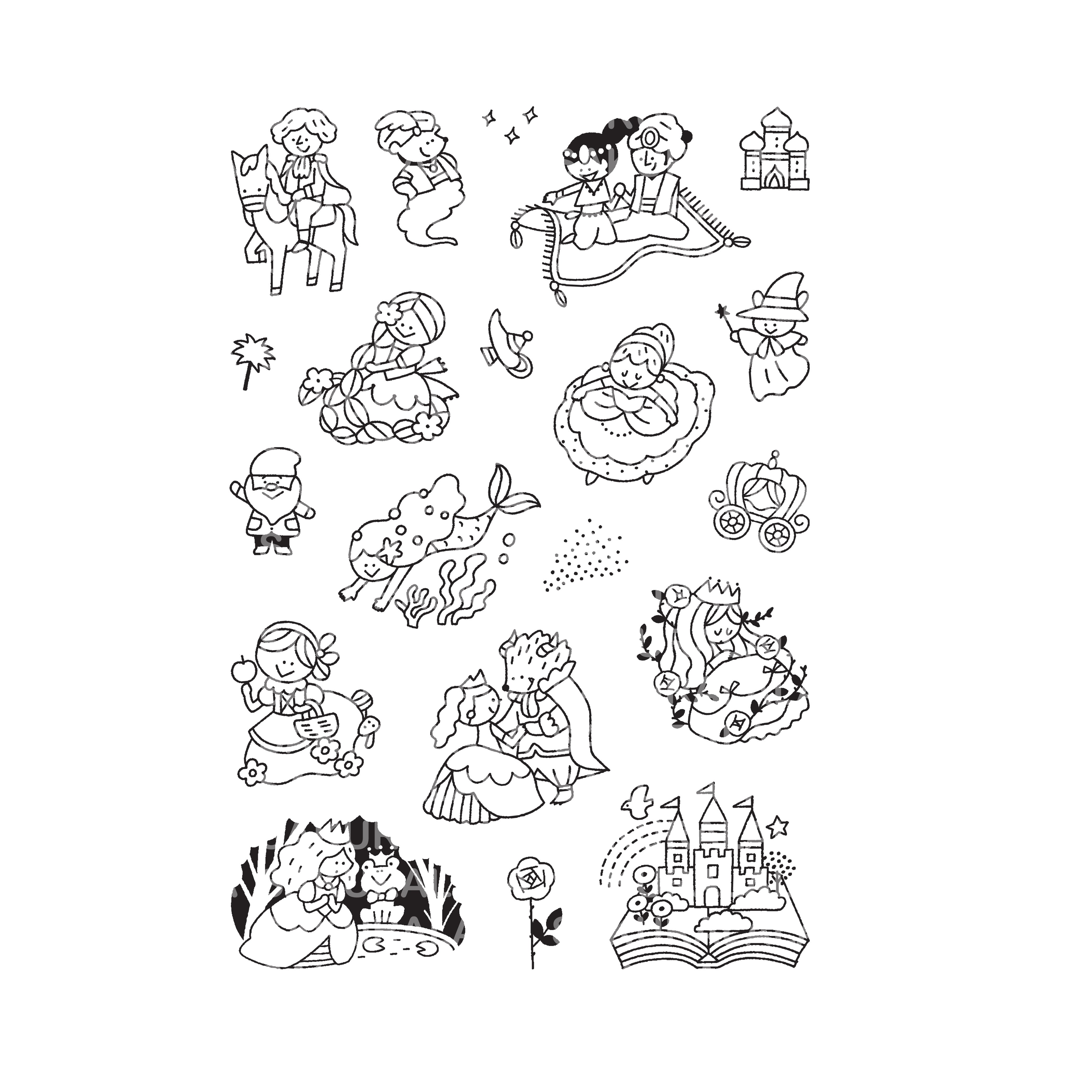 sakuralala クリアスタンプ ＜Happily Ever After＞ 365076 | パピア