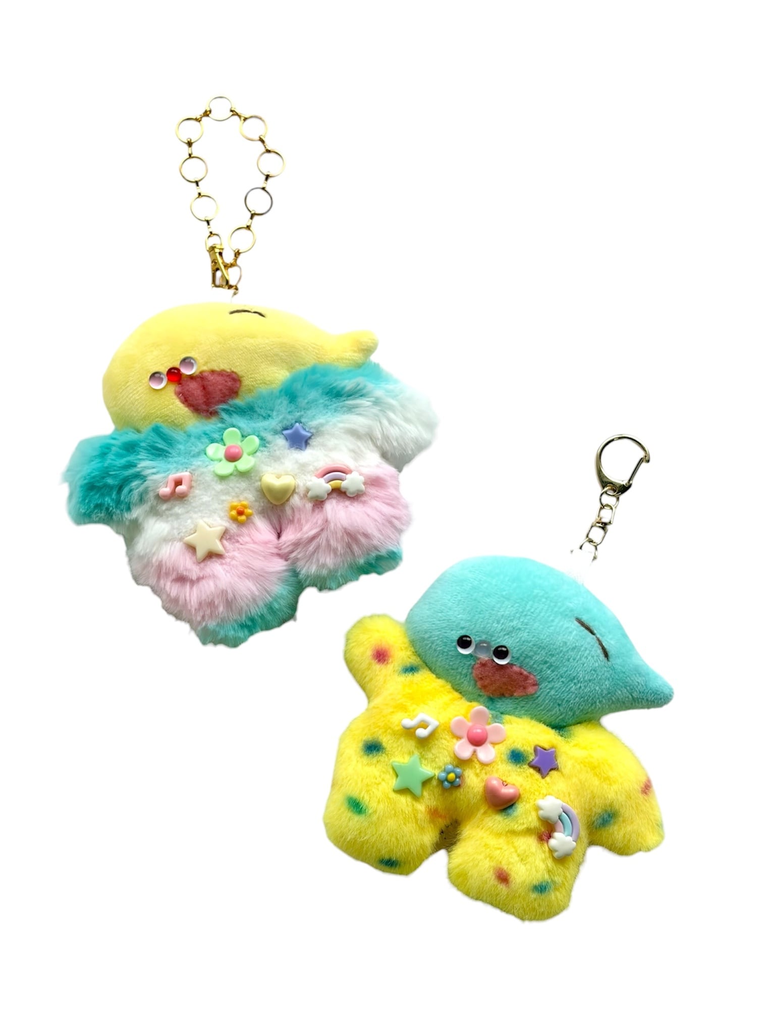 【6/21(日)18:00-6/24(水)12:00まで限定❣️】hammy&dacco / 自由なぬいぐるみキーホルダー(でねでね)