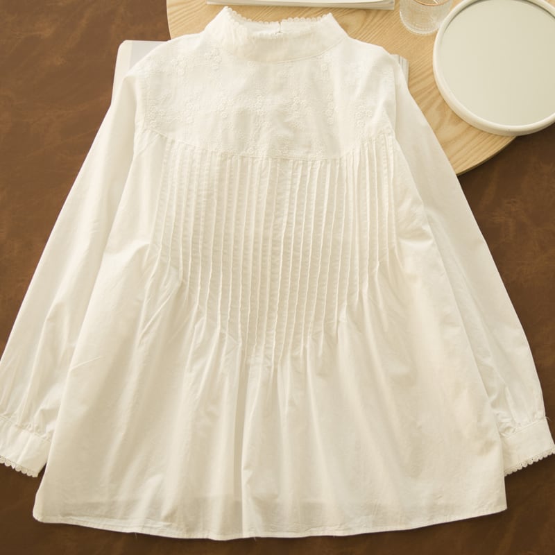 スタンドカラープルオーバーシャツ M1426