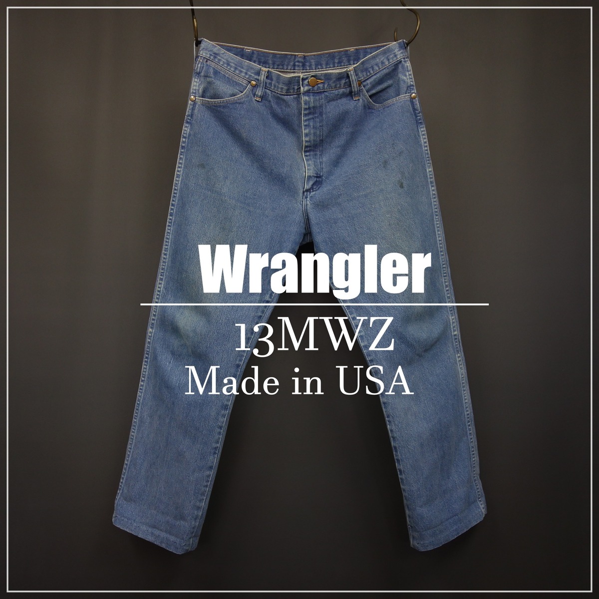 90s Vintage US古着☆Wrangler ラングラー 13MWZ デニム ジーンズ USA 