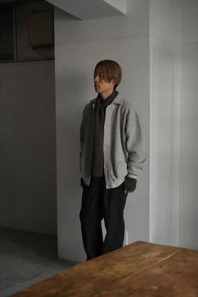 A.PRESSE / Vintage Sweat Cardigan (GRAY)
