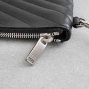 サンローラン クラッチバッグ キルティング ブラック レザー