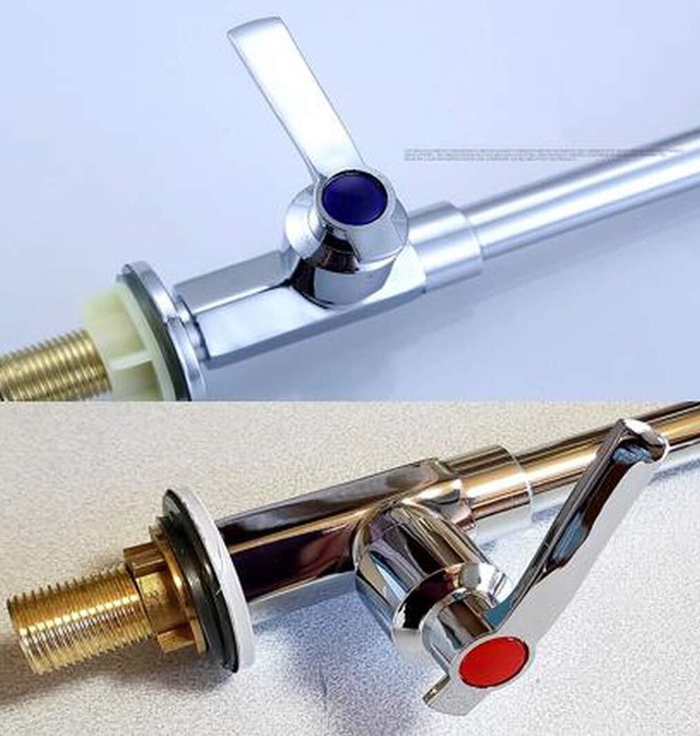 Life System(ライフシステム) キッチン 洗面用 シングルレバー 単水栓 手洗いボウル 360°回転 グースネック スワン 洗面台 蛇口 ST47