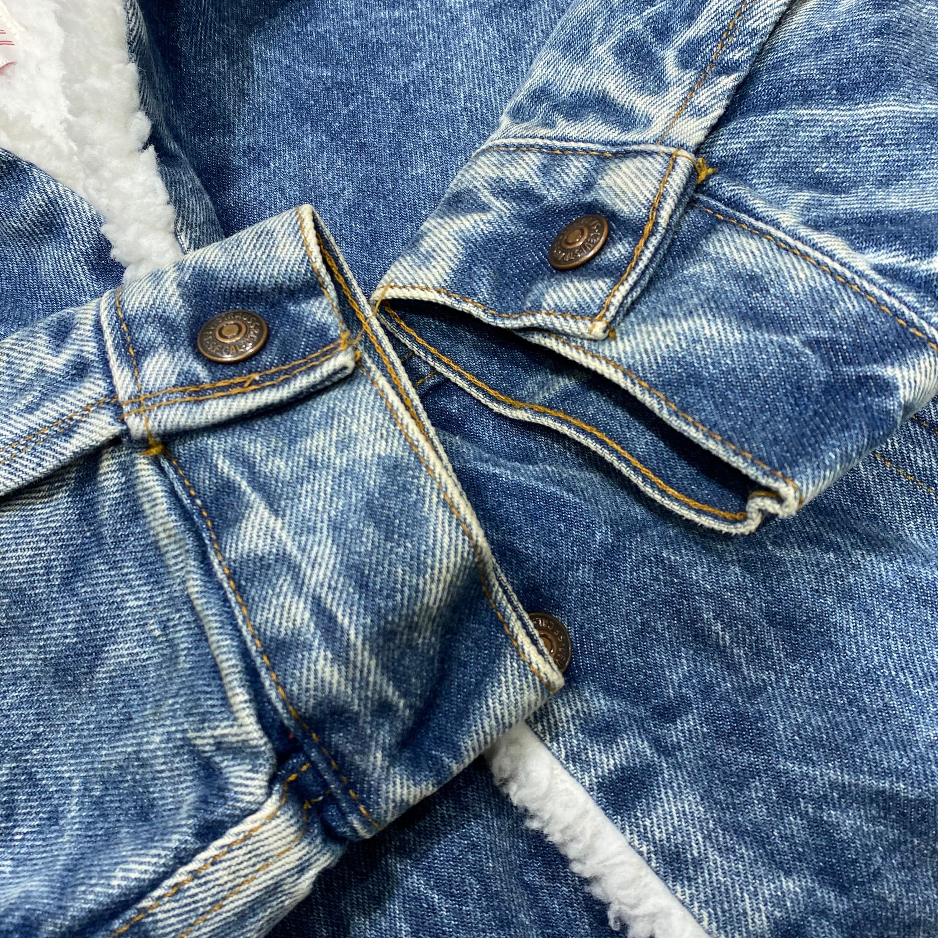 80s Levi's 70506 Denim Boa Jacket 80年代 70506 デニムボア