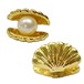 ジュエリーパーツ　パールinシェル 2個入り　MP0038  pearl in shell  10ｍｍ×8ｍｍ