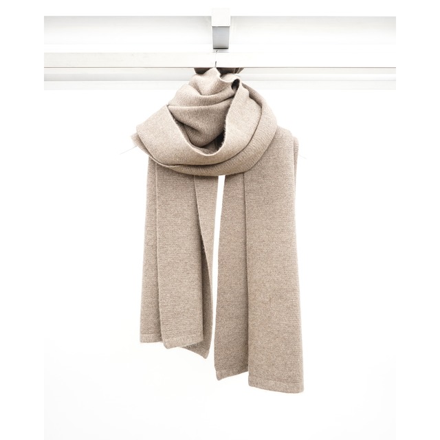 [Nomàt] (ノマット) N-K-03 BROWN CASHIMERE Long Wide Stole
