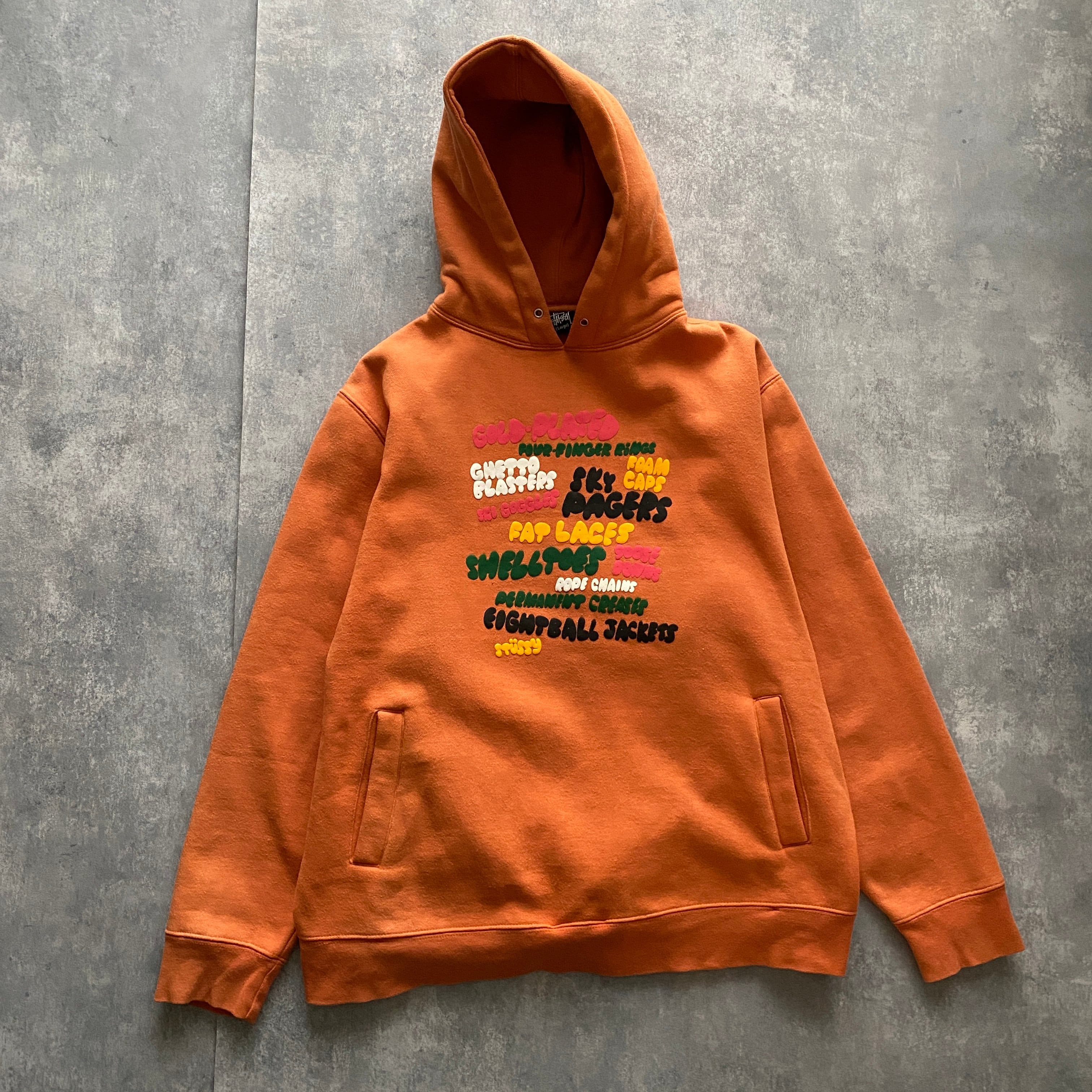 90's old stussy ステューシー カラフルプリント ナンバリング