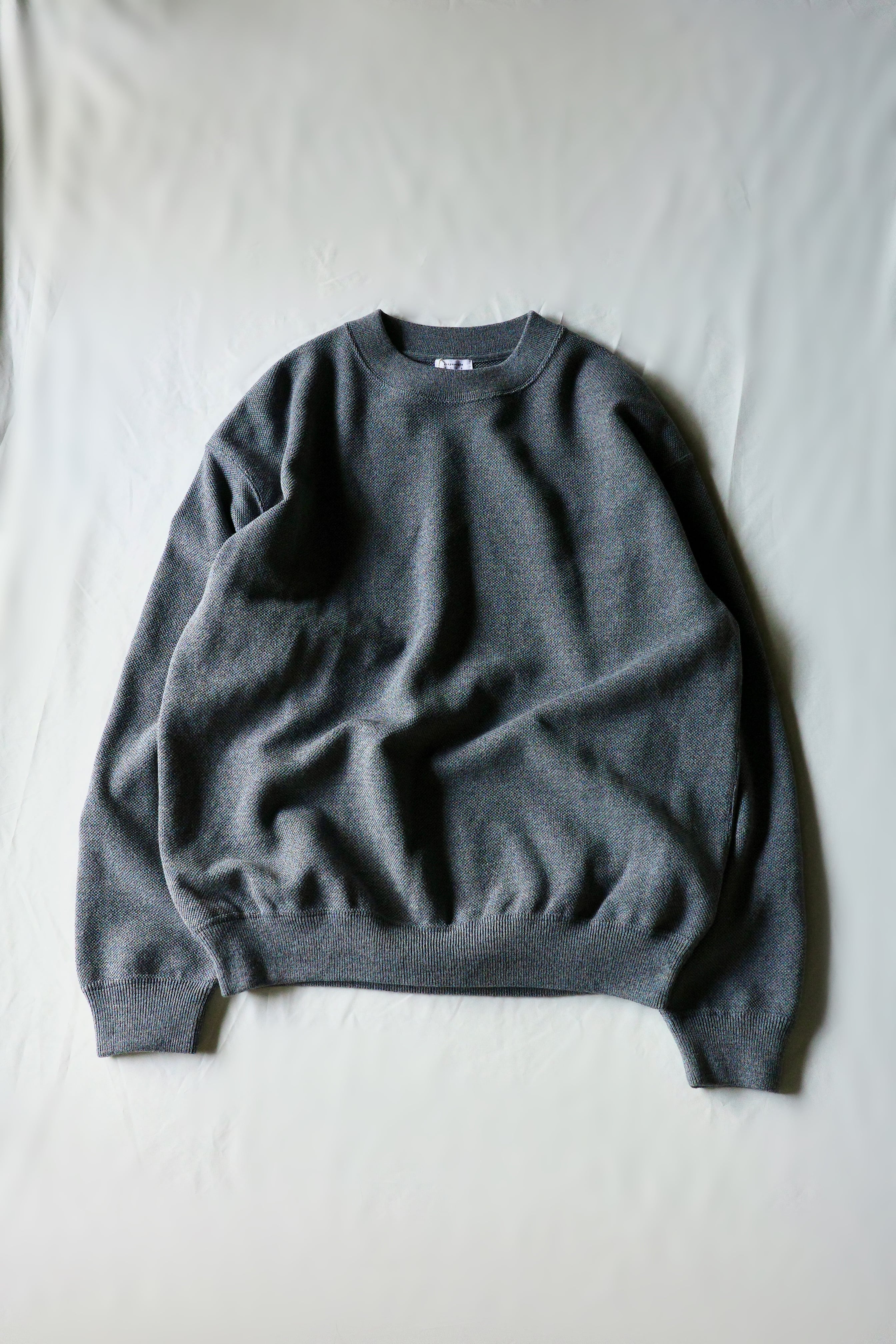 crepuscule 【CO/WO MOSS STITCH P/O -BLUEGRAY-】