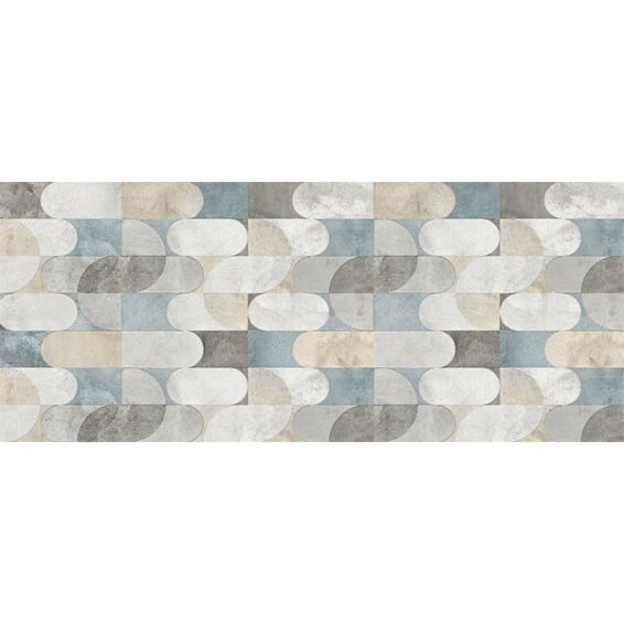 Grace mat Runner Stone Line【防水・防汚・滑り止め】おしゃれビニール製ランナー&カーペット|キッチン・リビング・廊下・ベッドサイド・屋外対応