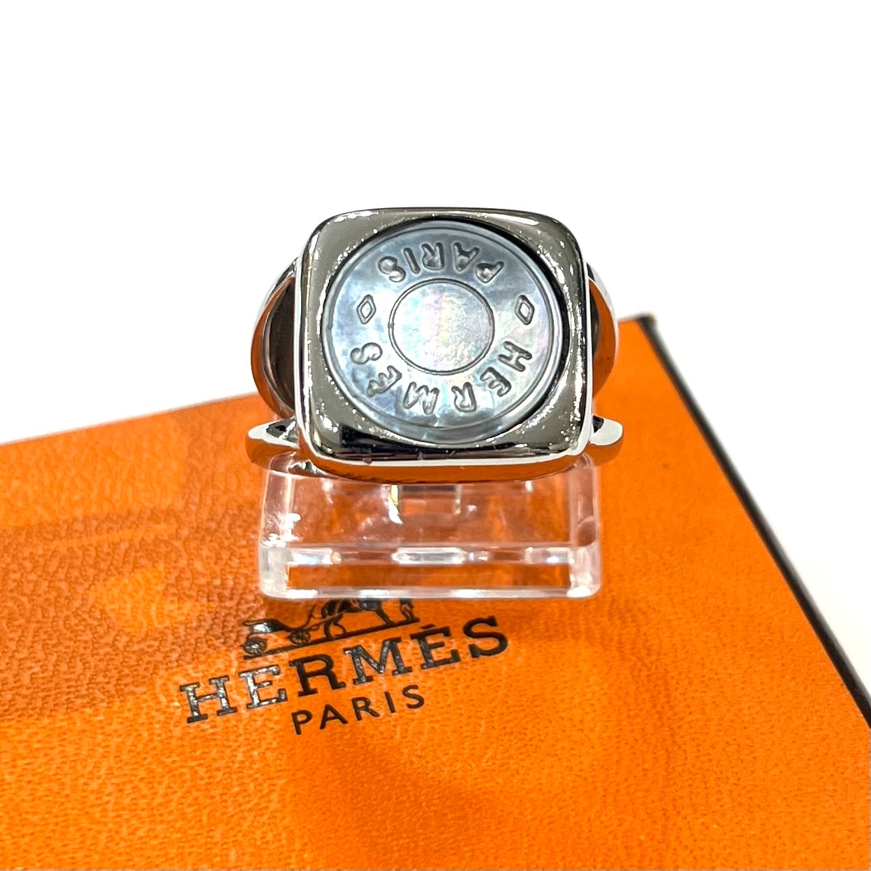 HERMÈS】【11.5号】2646 エルメス シェル セリエ コロゾ リング 指輪