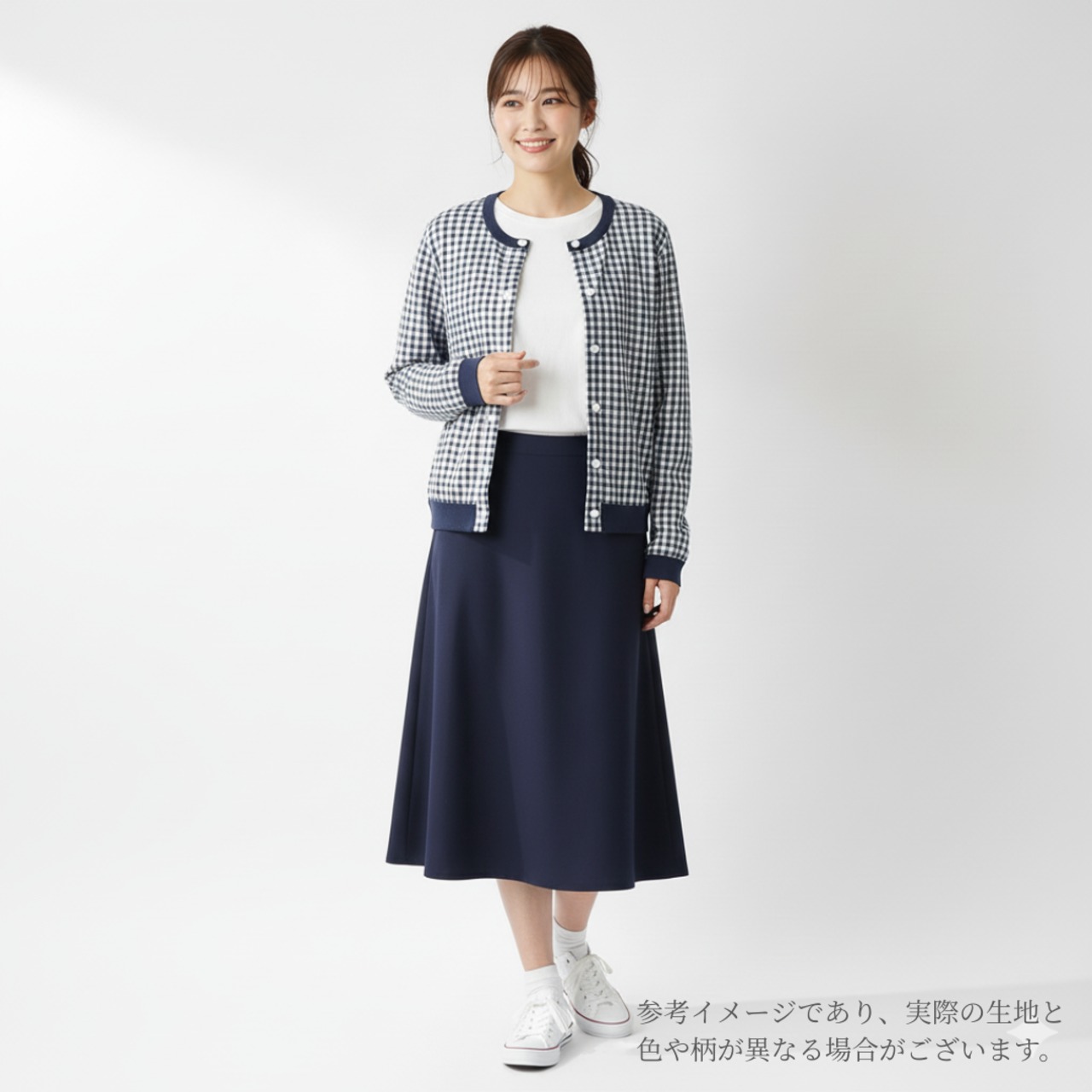 綿100%シンカージャガードニット生地-1ｍ-curl tricot　F8X/5647●