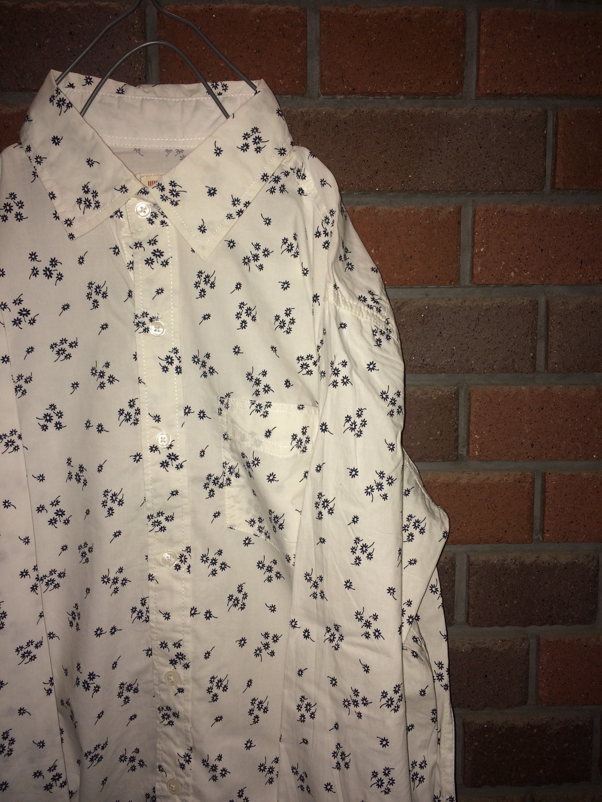 柄シャツ 古着 USA輸入