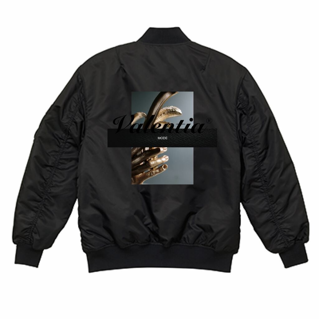 （両面印刷）United Athle タイプ MA-1 ジャケット（中綿入）