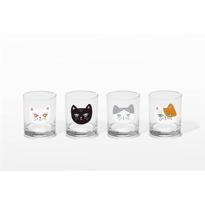グラス|ENNUIガラスカップ| 猫 ねこ ネコ 猫雑貨 猫グッズ かわいい プレゼント 贈り物 おうち時間 おうちカフェ