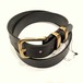 HL6-30MM LeatherBelt　Black