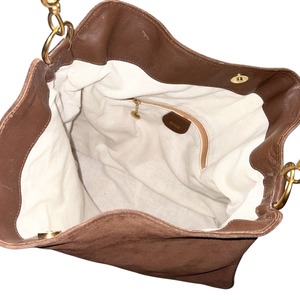 vintage GUCCI “Bamboo” hand brown suede bag